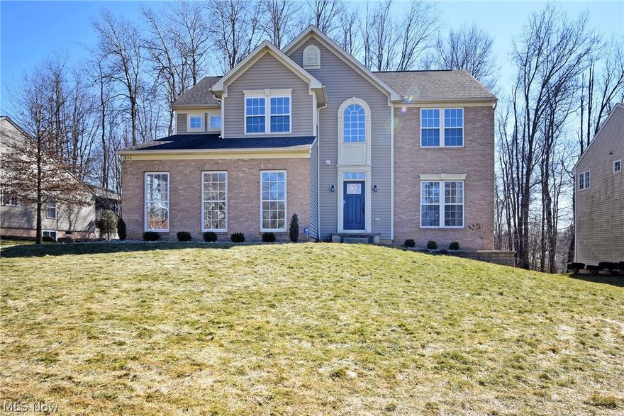 Welcome to 646 Chilham Circle!  This 4 bedroom 2.5 bath home is nestled on a wooded lot with plenty of room for outdoor activities.  The large deck is perfect for entertaining on those warm summer nights.  The 2-story foyer invites you to the dramatic eat-in kitchen with its wall of windows and updated appliances.  There is an office/den off the spacious living room perfect for those needing a "work from home" space.  The large master bedroom has an updated en-suite with a double-sink vanity, along with a separate shower and soaking tub.  Three additional bedrooms and a full bath finish out the second level.  Don't miss out on this wonderful home in the desirable Green School District.