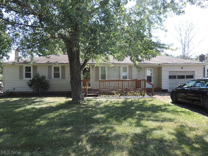 Very nice 2 bedroom ranch with additional bedroom or office in basement. Seller has been busy updating property. New furnace and central air in 2013, new windows 2013, all interior painted 2015, new baseboard 2015, new light/fan combos 2015. Refinished hardwood floors 2015. Front and rear decks. Nice outbuilding for mowers, etc.