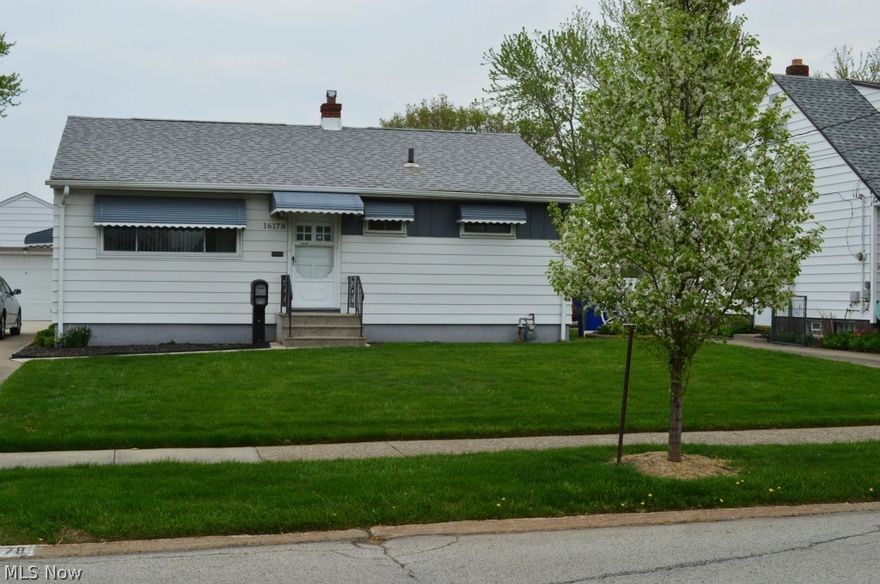 Don't miss out on this well maintained Brook Park ranch. Newer windows, roof, glass block & carpet in the living room. Furnace and humidifier replaced in 2014. All appliances stay. Great extra space in the finished basement with full bath. Irregular lot gives this yard extra space. Close to I-71, airport, shopping and downtown. Move right in  and start enjoying this solid home. Bring all offers.