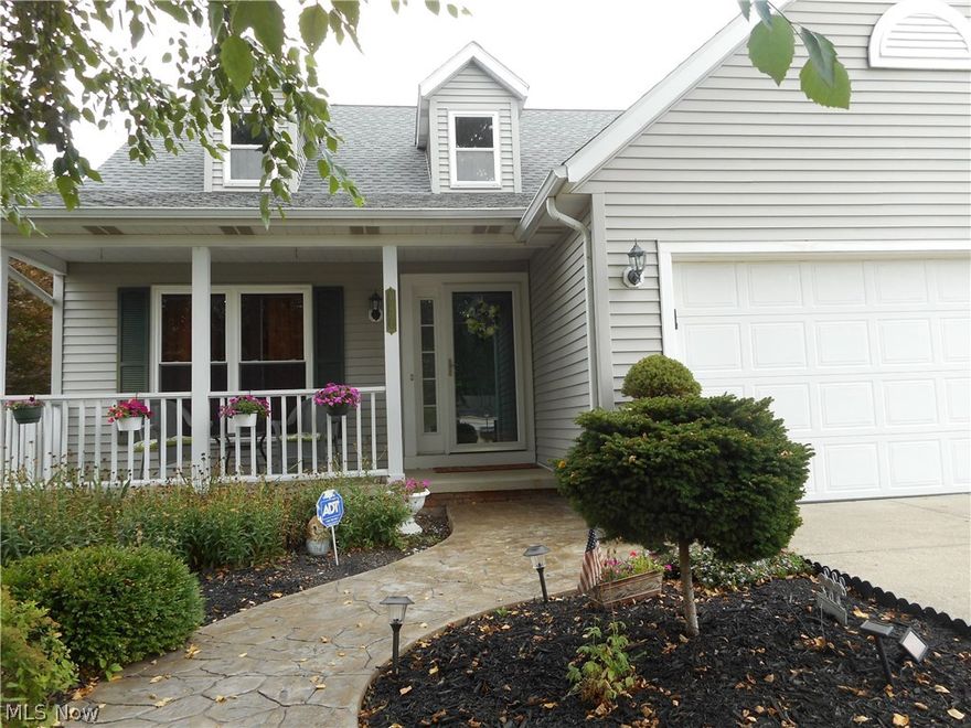 Look no further - Warm, inviting, open floor plan & so much larger than it looks... 3 bedroom cape located on quiet cul-de-sac.  Very nice eat in kitchen features corian counters (2010), pull out drawers, pantry & newer stainless steel appliances.  The kitchen flows nicely into the great room, which features a beautiful gas fireplace and sliders to your amazing, private backyard oasis!  Relax and entertain in your your fenced-in, private backyard, complete with composite deck, stamped concrete patio, above ground pool & storage shed.    The 1st floor master suite featuring 2 closets & newer walk-in shower (2012) is an added bonus.  Upstairs are 2 more spacious bedrooms & another full bath.  The basement is finished in a fun "50's vintage" style with an awesome wet bar.  This home offers many updates, including a newer roof (2011-complete tear off), 1st floor windows (2011) & furnace & A/C (2007).  A large closet with California organizers offers plumbing (need to verify) for a possible 1st floor laundry.  Formal dining room could be used as an office or living room.  This home will not last!