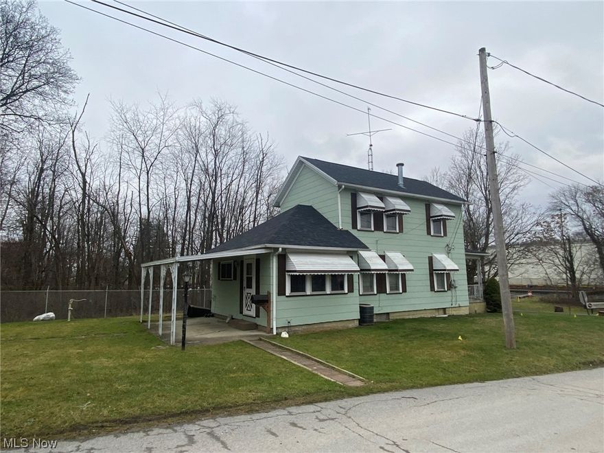 This spacious 2 bedroom home features large eat in kitchen, formal living rm, dining room, bath w/newer walk in shower and separate mud/laundry room w/utility sink all on first floor. Second floor features two spacious bdrms. Home sits on corner of Sebring St. & east clark. Frontage on clark is 50 ft. Exterior features rear covered patio plus deck that exits from mud / laundry room. Newer roof shingles on home & garage-2023. Exterior electric service line replaced to meter in 12/2023. Wonderful  2.5 car detached garage w/new electric panel. Lots of storage in garage. GFCI’s in kitchen, bath and laundry rm. new in 12/2023. Bath in bsmt needs toilet replaced. Plumbing capped off to commode. Selling “As Is”.