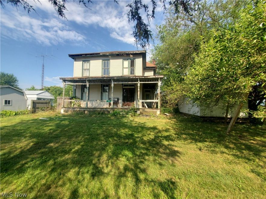 Investor Special! Large Home with great character and tons of potential! Nice corner lot. House is on public sewer and has well water but public water is available. This is a complete remodel, being sold as is. After Repair Value of approximately 200K.