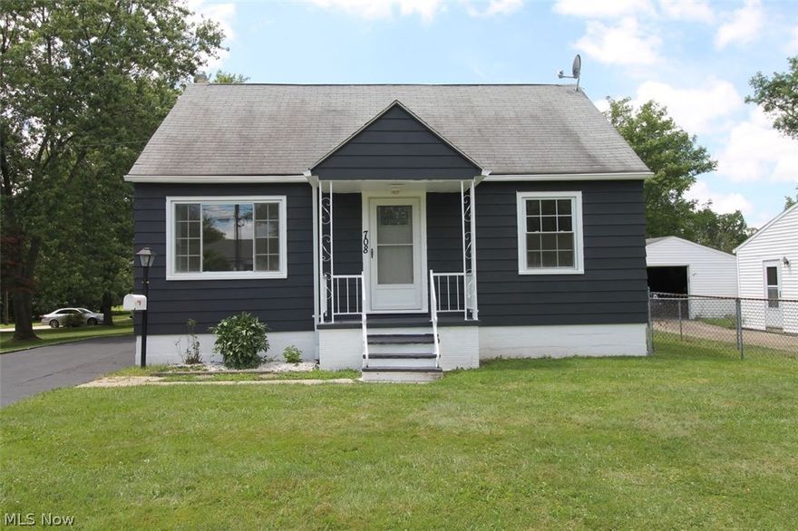 Completely remodeled this charming Bungalow in the heart of Bedford offers three bedrooms, a full bath and gorgeous kitchen all this on a huge double lot and fenced in back yard. Oak floors throughout the whole first floor of home; and gorgeous engineered hardwood floors grace the second floor.  All new kitchen with beautiful granite counter tops, soft close wood cabinets, new glass back splash, sink, faucets, lighting and stainless steel appliances.  Whole house freshly painted, new doors, recessed lighting, and fixtures all around.  The full bath encompasses a new toilet, fixtures, mirror, lighting, vanity, 24x24 ceramic tile, and superb tiled shower. Equipped with all new windows as well as ceiling fans and new carpet, plumbing to name a few.  Carpeted finished basement with granite counter top and wet bar makes it easy for entertaining your guests. Freshly painted exterior, resealed driveway, new garage opener and newer garage door.   All this can be yours, you just need to move in
