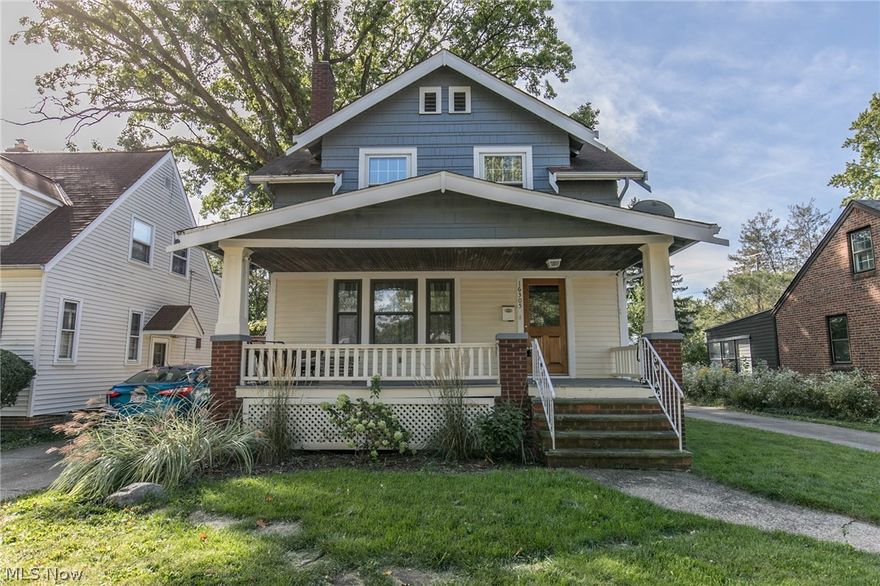 Don’t miss this beautifully updated & maintained colonial in the sought after Westpark neighborhood. This must see home is the perfect combination of classic features and modern style. Once inside, you'll appreciate the workmanship and original hardwood floors throughout. The main floor offers a spacious and open layout with a living room, cozy fireplace and built-ins, flowing into the dining room with vintage leaded-glass built-ins. The kitchen boasts granite countertops, stainless appliances, ample cabinetry and subway tile backsplash. Kitchen overlooks spacious backyard through a picture window. Upstairs you will discover two spacious bedrooms. The master bedroom offers a walk in closet and ceiling fan. Shared full bath with a claw foot pedestal tub. Enclosed balcony off of the back of the home to enjoy. The full unfinished basement provides endless amount of storage & laundry area w/ washer & dryer. This space could easily be additional living space once finished, if so desired. Tw