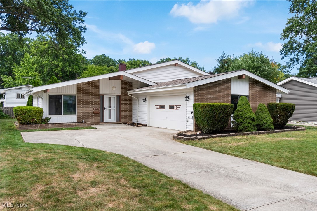 23938 Delmere Drive has been completely remodeled and is conveniently located near many of the restaurants and amenities North Olmsted has to offer! As you enter, you are welcomed by a spacious living room that has vaulted ceilings and plenty of natural light. The brand new kitchen has beautiful cabinets, quartz countertops, and stainless steel appliances. Upstairs, you’ll find three freshly painted bedrooms with new carpet, along with a fully renovated bathroom. The finished basement adds even more living space with a recreation room, a convenient half bath, and a laundry/utility area with extra storage. Outside, enjoy a large deck, generous green space, and easy-to-maintain landscaping. Recent updates include a new roof (2021) and driveway (2017), along with countless interior upgrades. Don’t miss your chance to make this move-in ready home yours! *Seller is a licensed real estate agent in Ohio.