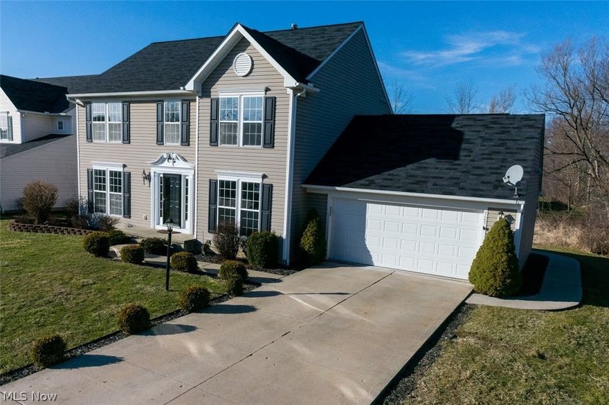 Inviting colonial with open concept living! Huge eat-in kitchen with center island features new cabinets, granite counter-tops, ceramic
tile backsplash, new stainless steel appliances a sliding glass door to the two tiered deck. Large great room has LED fireplace which also 
has a warming blower. Also featured on the first floor of this totally remodeled home are the formal dining room, grand entrance and formal living
room. Full finished basement has a large laundry are with laundry sink. Backyard offers a two tiered deck perfect for entertaining and relaxation.
Large master bedroom boasts vaulted ceilings and walk-in closet. Master bath features a double vanity, garden tub and separate shower 
with porcelain tile. Walk-in closet in second bedroom and lots of storage space in other bedrooms. Quiet dead-end street gives lots of additional privacy. All cabinetry, counter tops, flooring, lighting and so much more have been updated in this "Ready to Move-In Home". Don't miss out on t