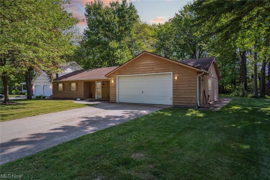 Welcome to 1135 Royal Drive! This beautiful Amherst ranch is located on a quiet, dead end street in a desirable neighborhood and is fully updated. Walk through the front door into this super cozy home and right into the living room! Off of the living room you will find an open layout dining room and kitchen which features stainless steel appliances that will stay. The space is perfect for entertaining family and friends! Off of the kitchen, you will find a bonus rooms that could be used as a rec room/media room or so much more! Off of the living room and down the hall, you will find your first full bathroom, as well as your 3 bedrooms. The second full bath can be found inside of the master suite and was just updated in May 2023. Ready to enjoy the rest of the summer outside? Just head out of the back door into the peaceful, park-like backyard situated on almost half of an acre. The backyard also features a large barn. This home has so much to offer and is ready to be enjoyed by its nex