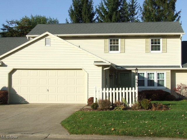 Wonderful 3-bedroom, 2-1/2 bath Townhouse Condo on dead-end street. Well kept unit with huge great room with 2 skylights and chandelier at one end for dining area and french doors to 3-season room that leads to patio. Large, eat-in kitchen with all appliances, breakfast bar and eating area in front of window for view, custom pantry, desk area, and tons of cabinets. Down the hallway is a storage area, half bath, laundry room, master suite and entry to attached 2-car garage with cabinet and pull-down storage. Master suite includes master bath with double sinks and step-in shower with seats, and walk-in closet with pocket door. Upstairs is loft bedroom with closet, overlooking great room. Also upstairs is 2nd full bath with tub/shower, and 3rd bedroom with regular closet plus 2nd "closet" that is 12x11, could be storage/game room/office/play room, you decide! Updates include newer vinyl windows, newer high-efficiency furnace, ceiling fans throughout. Ready for someone else to rake your leaves and shovel your snow?! Make an appointment to see this Condo today! (*Age restrictions are 18 and over (except disabled minor children), no parking on the street for over 24 hours, leasing is allowed for no less than 60 days, one pet only). See rules and regulations in supplements*). **The monthly fee will go up to $262 on January 1, 2024**