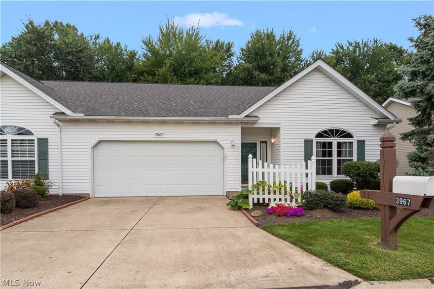 Well maintained 3 bedroom, 2 full bath Condo. Kitchen with all appliances staying, pantry and breakfast bar. Dining area with sliders leading to the 12x12 deck. 1st floor laundry room. Central Air, 2 car attached garage.