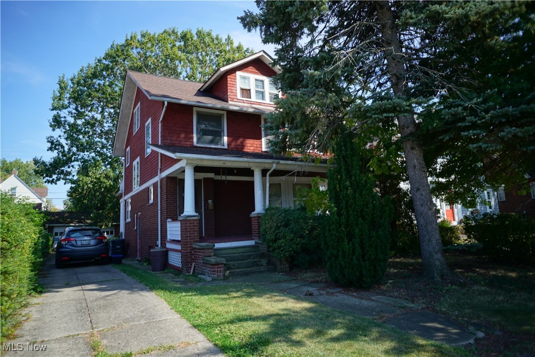 Priced to sell and offering incredible value, this classic Colonial-style home at 1617 Clarence Ave is an absolute must-see, presenting a fantastic opportunity for someone with vision to update it and give it some tender loving care (TLC). This charming two-story home features 5 bedrooms and 2.5 bathrooms within its generous 1,978 square feet of living space. A cozy fireplace in the living room adds to the home's character. The property also includes a partially finished basement with laundry facilities and a detached two-car garage. Located on a 7,400 sq ft lot within a highly-regarded school district, this property is a truly unique find that won't last!