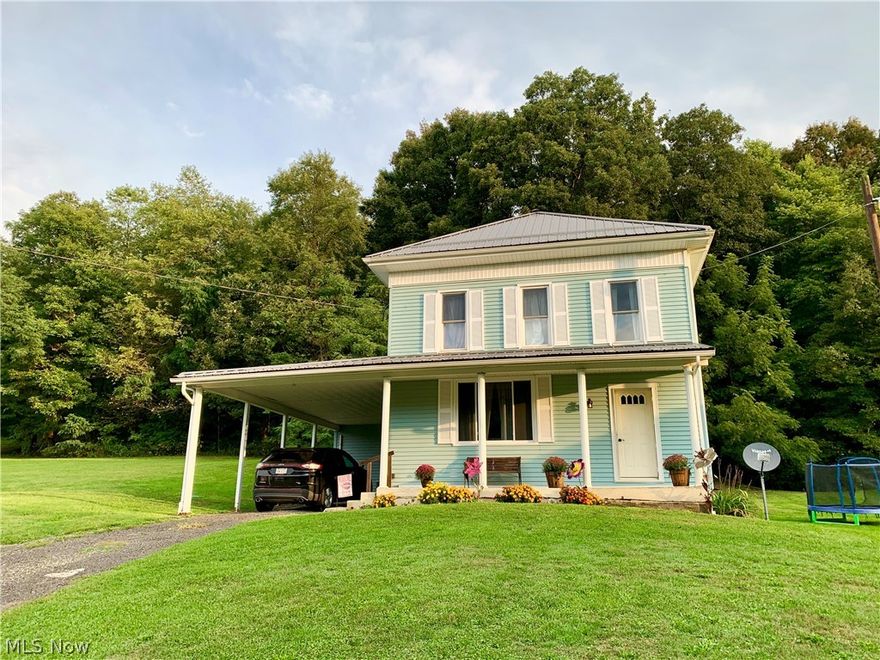 Beautiful remodeled country home in a private setting. This home offers 4 bedrooms, 2 full baths, main floor laundry and multiple outbuildings! Main floor master suite that walks out to the rear private patio. Both bathrooms and kitchen have been completely remodeled in the last 2 years. New high efficiency oil furnace / heat pump and a/c. New metal roof on all buildings in the last year ! 1 carport attached to home, 2 car detached garage, and a large 40x32 pole building complete with new cement floors and a motor jib crane! Newly built chicken coop is perfect for your chickens and fresh eggs! 8 acres of mostly wooded acres is the hunters dream! Mostly new vinyl windows on the main home. Don't miss your opportunity to own all this! Call us today to schedule a private tour. New garage doors and openers for pole building have been installed! This home is turn key and immediate possession after closing is available!!!