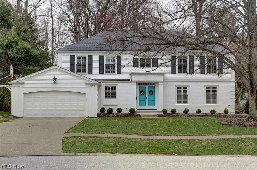 This charming colonial in the prestigious Huntington Woods is a must see! This home greets you with a two-story foyer and hardwood floors throughout.  A spacious family room, gracious dining room, large chefs kitchen, cozy study and a convenient mudroom grace the first floor of this beautiful home. Upstairs offers 3 generously sized bedrooms with a large hall bath, plus a gorgeous master and master bath.  The large basement offers a finished space for the family and a separate space for a gym and storage.  Stunning curb appeal, a large patio, attached 2 car garage, treelined street and great location complete this wonderful Bay Village home. Enjoy the quick jaunt to nearby parks that include baseball fields, basketball courts and tennis courts. Minutes from fine dining, Heinens, Crocker Park, schools, Huntington Beach and more! This house is move in ready! Schedule your showing today.
