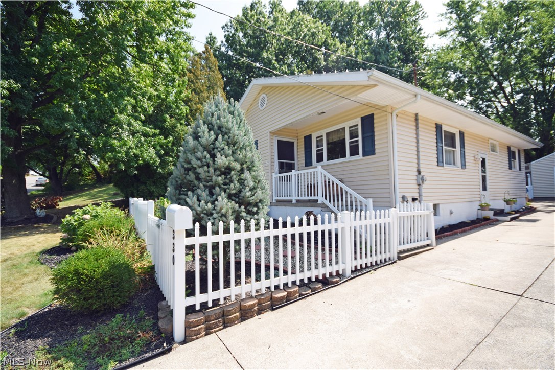 The one you have been waiting for! If you are needing Ranch or even Condo living you will want to see this! Updated and offers that open feel you desire. Large bright living room with wood flooring and open to the dining area of the spacious kitchen. Why not have friends over as you have room for a large table. There is extra storage and an office desk and all appliances stay! Recessed lighting in kitchen and living room adds a modern feel you'll love. All bedrooms offer a large closet and the woodwork is in excellent condition throughout. Downstairs there is a rec room the full length of the home. In addition there is a workshop/storage area, laundry/utility area, and full bath. Basement was waterproofed. Roof is newer, 2014. Garage has enough room to store lawn equipment etc. Attached covered screened patio in a fenced shady backyard. Owner is providing you a Home Warranty for your first year of ownership.