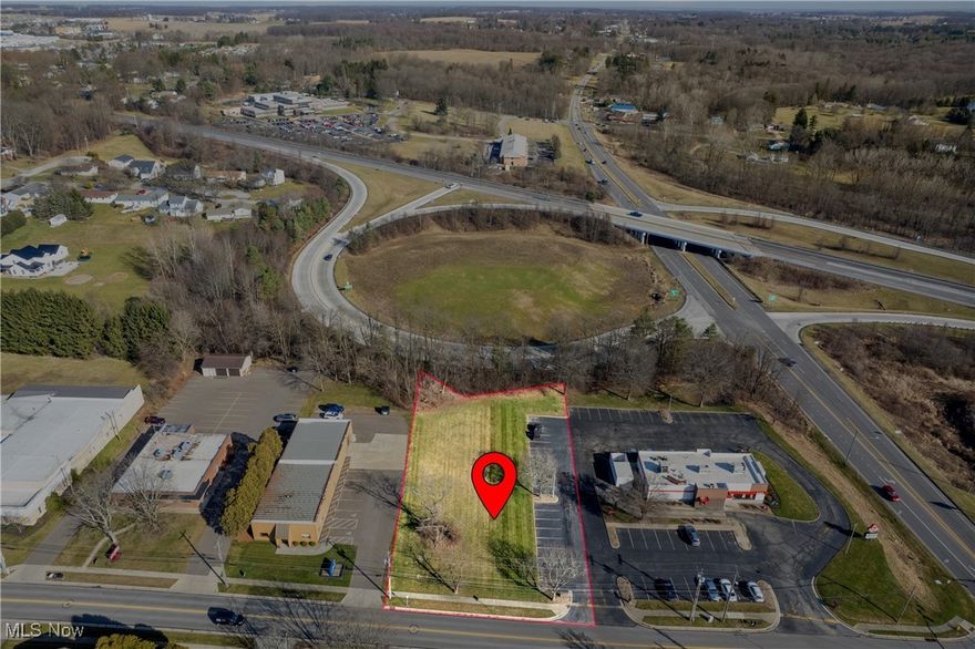 City lot available for sale right next to one of Wooster's most traveled roads. Located on Wooster's north end, this lot already has a
shared parking easement in place with up to 18 paved parking spots. Zoned C-3 (General Commercial), this lot has endless opportunities to build out your business. Give us a call today to discuss!