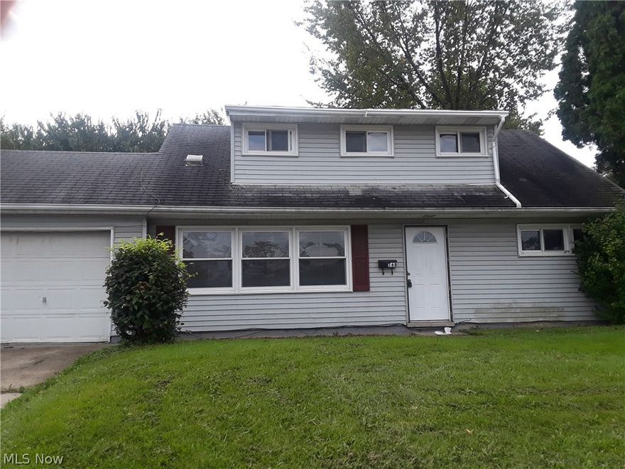 Unique four bedroom home with amenities that most rentals don't offer. This home has garage, cover patio, and a nice backyard. This  cape cod design creates a living area and dining area with galley kitchen including washer dryer hookup. Two bedrooms are on the main floor with two larger bedrooms upstairs.  Located in the heart of Cuyahoga Falls close to shopping, restaurants, and retail. This house could be a home to the right resident. All residents over 18 must apply with a $35 application fee. Screening includes but not limited to eviction history, criminal history, credit score, and income.