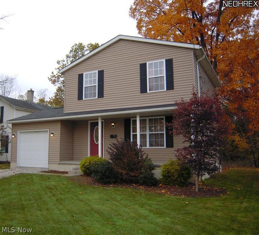 3 bedroom, 1&1/2 bath colonial built in 2004. Fully applianced large kitchen.Single attached garage with opener. Partially fenced large backyard with 10x12 outbuilding with overhead and man doors. 12 course high poured concrete basement. Move in ready home,walking distance to the high school and grade school. Close to grocery stores and shopping. Home warranty included.