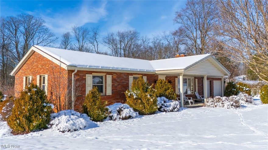 Welcome home to 67156 S Almar Lane, this spacious all-brick ranch is nestled on a beautiful corner lot in a quiet established neighborhood. The crown jewel of this property is the beautiful in-ground pool with newer liner, perfectly situated for maximum sun exposure and summer enjoyment. Complete with a backyard storage barn for all your outdoor gear. The property offers 3 bedrooms and 2 full baths, a great blend of comfort and standout amenities. Enjoy approximately 2,000 square feet of living area. Cozy up during the colder months with two fireplaces (one gas, one wood-burning stove). The finished basement with pool table (stays with home) provides a huge bonus space for recreation or hobbies. Potential bathroom in basement with toilet already installed and ready for the buyer to finish. 2 car attached heated garage. Major structural and mechanical updates have already been completed including newer completed foundational work (approx. $16,000), including a new sump pump, freshly painted main level, including all bedrooms and bathrooms, newer water heater (2024) (per owner).