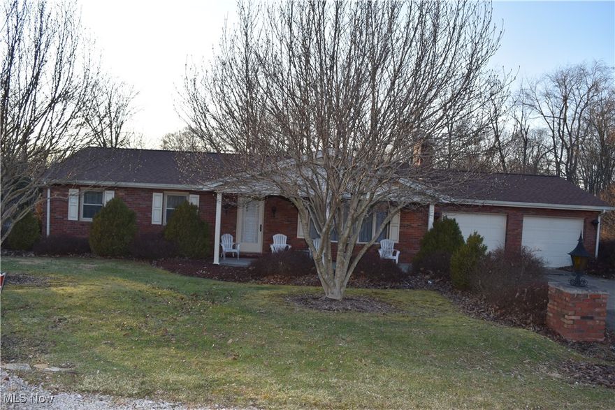 Welcome home to 67156 S Almar Lane, this spacious all-brick ranch is nestled on a beautiful corner lot in a quiet established neighborhood. The crown jewel of this property is the beautiful in-ground pool with newer liner, perfectly situated for maximum sun exposure and summer enjoyment. Complete with a backyard storage barn for all your outdoor gear. The property offers 3 bedrooms and 2 full baths, a great blend of comfort and standout amenities. Enjoy approximately 2,000 square feet of living area. Cozy up during the colder months with two fireplaces (one gas, one wood-burning stove). The finished basement with pool table (stays with home) provides a huge bonus space for recreation or hobbies. Potential bathroom in basement with toilet already installed and ready for the buyer to finish. 2 car attached heated garage. Major structural and mechanical updates have already been completed including newer completed foundational work (approx. $16,000), including a new sump pump, freshly painted main level, including all bedrooms and bathrooms, newer water heater (2024) (per owner).