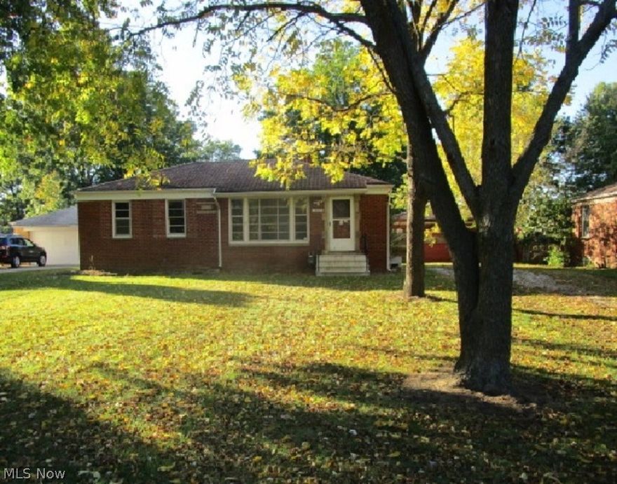 This is a HomePath property. Charming red brick ranch in the heart of old Avon. Living room with wood floors and a huge picture window. Light & bright  eat-in kitchen complete with cooktop gas range and separate oven. Side door entry. Unfinished, partial basement with laundry hook-ups. Good-sized bedrooms and full bath. 2-car detached garage. Fenced in rear yard. Great location - close to schools, parks, shops and easy I-90 access. Don't miss this opportunity!