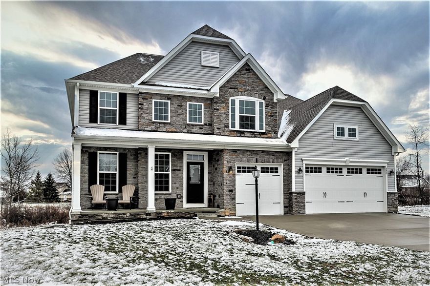 This home will delight your senses! With a perfect blend of impressive space, fantastic attention to detail and designed for today's lifestyle. This 4 bedroom home has been lovingly enhanced by the original owners and includes features & finishes not available from the builder! Offering an incredible kitchen any chef would love, with gleaming granite countertops, top of the line appliances, and all of the cabinetry & countertops you need. The 20' x 18' family room is perfect for large family gatherings. The 1st floor Den/Study could be a 5th bedroom if needed. The master bedroom has his/hers walk-in closets and a glamour bath with a huge custom tile shower. Kids young and old will love the finished basement with a full bath & plenty of storage/workshop space. The home is situated on a premium home site with dedicated green space and has abundant, mature landscaping that provides unparalleled beauty and privacy for the gorgeous deck and stamped concrete patio entertaining area. Zoned he