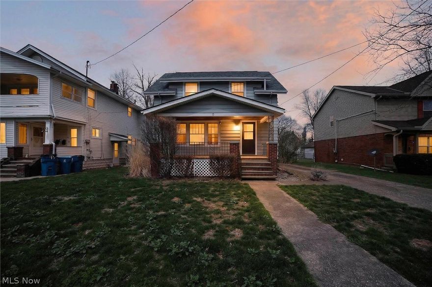 Charming Classic Colonial in the heart of Lorain! This inviting 3-bedroom, 1-bath home blends timeless character with practical updates, featuring beautiful natural woodwork and hardwood floors throughout. Enjoy relaxing mornings on the spacious front porch or entertaining in the comfortable living areas.

The updated bathroom adds modern convenience, while major improvements—including a new roof (2023) and hot water tank (2025)—provide peace of mind. The home offers 1,468 square feet of living space, plus a full basement for storage or future potential.  There is a walk up attic that can be used for additional storage.

Located near Central Park, this property also includes a 2-car garage and comes fully equipped with kitchen appliances (range, refrigerator, dishwasher) along with a washer and dryer—making it truly move-in ready.

Perfect for first-time buyers or those looking for a solid investment opportunity, this home delivers value, charm, and functionality in a central location.