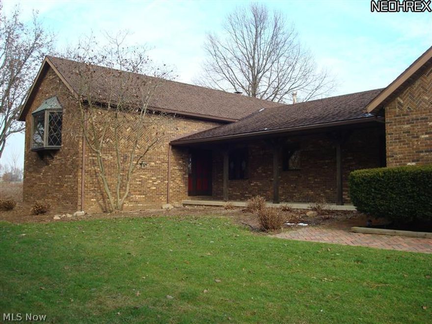 Custom One Of A Kind Brick Ranch. Livingroom Overlooking Great Room. Office/Library/Hobby Room On The Lower Level. 3 Season Sunroom. Applianced Eat-In Kitchen. 3 Bedrooms, 2 Baths, 1st Floor Laundry. 2 Car Attached Garage/GDO. Situated On 7 Acres. Feature Pavilion And Pole Barn (25' X 40'). Property Features Free Gas! Tucked Away For Privacy. Look No Further!