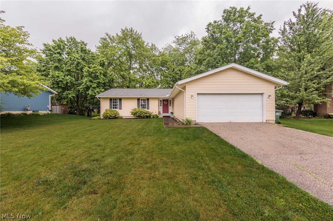 A wonderful, and rare, 4 bedroom ranch in the desirable Sherwood Acres neighborhood of Stow. This home has a large master suite, and a second full bathroom that was recently remodeled. With a living room, family room, and a formal dining area, this 1800+ sq ft home is perfect for entertaining. There is a full basement, attached 2 car garage, a nice yard, patio, and so much more.