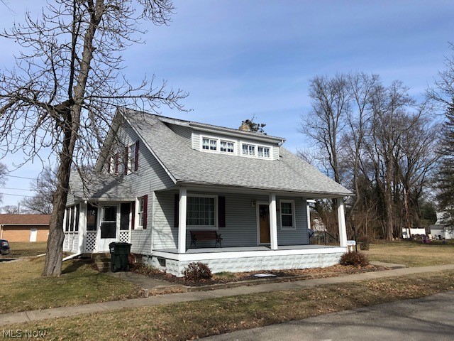 Welcoming bungalow home offers spacious family room, updated kitchen, 1/2 bath on main floor, 3 bedrooms on upper level, situated in a great location on a large level lot. Property recently surveyed. Room sizes are estimated.