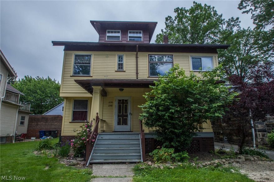 Welcome to your income property that you can live in while it pays towards itself! This home is just down the street from the lake, shopping, public transportation and more. You can see the lake from this home! This home has 2 units consisting of 3 fully finished floors plus a basement for utilities and storage.  Many updates include two newer furnaces in 2012, newer roof 2010, most newer windows 2009, second unit Hot Water Tank 2012, updated kitchen, baths, back porch 2014, house is 95% insulated, updated main water/sewer, glass block in basement, newer driveway pad, three updated bath tubs, newer sidewalk, masonry work, flashing, siding, some downspouts and gutters and more. Click the virtual tour link to see the 3d tour that shows in detail of all three floors!