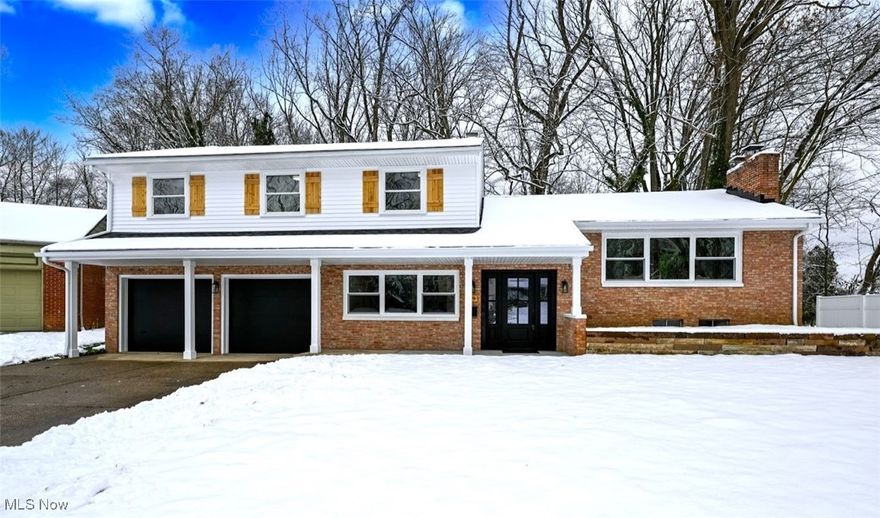 **Ultimate LUXURY Completely Remodeled Split Level @ The End Of A Cul-de-sac W/2,272 Sq. Ft. Includes 5 Bedrms, 3 FULL Bathrms & FINISHED Walkout Basement *Attached 2 Car Garage *Front Covered Porch W/Columns *Sand Run Park Behind & A Gorgeous Back Yard Setting W/TRIPLE Entertaining Areas Boasts A Main Level Deck, Lower Covered Deck & Brick Patio W/A Fully FENCED IN YARD Surrounded By Wooded/Treed Park Like Views! *Updates Include: NEW ROOF, WINDOWS, FURNACE, CENTRAL AIR, COMPLETE KITCHEN REMODEL, ALL 3 BATHROOMS REMODELED, FLOORING, PAINT, LIGHTING, ELECTRIC & More ~ Permitted, Inspected, Approved -Like A New Home! Value And Impeccable Quality *Walk In To A Front Entryway W/10 ft. Ceiling, Black Chandelier W/Custom Welded Steel Railings & Dual Stairways Including Another From The Family Rm To The Main Floor *Living Rm W/VAULTED 11'+ Ceiling, Picture Window & Floor To Ceiling Limewashed Brick FIREPLACE! *LUXURY Vinyl Plank Calypso Oak Coretec Flooring Throughout *Enjoy Dining In An Upscale Eat In Kitchen W/Chandelier & Sliders To The Back Deck, QUARTZ COUNTERTOPS, Sleek Black Cabinets w/Soft Close Dovetail Drawers, White TILE Backsplash, Custom Shelving, Stainless Steel Appliances Include 5 Burner Gas Stove W/Added Pan Filler, Recessed & Pendant Lighting *Upstairs Are 4 Bedrms + Two Full Bathrooms *The Master Bedrm Boasts A WALK IN CLOSET W/Ensuite Master Bathrm -CUSTOM TILE Walk In Shower, QUARTZ Countertop Vanity, 4 Caged Accent Lighting & Penny Tiled Floors *2nd Full Bathrm Upstairs Has Dual HIS/HER SINKS & Mirrors, Tub & New Shower Surround *REFINISHED Hardwood Floors *Family Rm Near Garage + Another FULL Bathrm Completely Remodeled and NEW *The Lower Level Walks Out To The Fenced In Back Yard & Provides A Carpeted Entertaining Room, Laundry Rm, Storage + A 5th Bdrm Or BONUS Rm W/Full Size Window & Closet *You Will Not Find Another Property As Updated As This W/Quality & Meticulous Craftsmanship- For Way Below The Cost Of A New Build *Live Video Walk Through