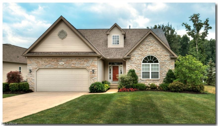 ***Multiple offers have been received. Seller requesting highest and best offers be submitted (emailed) by noon on Monday 7/14.***  Beautiful 3 bedroom ranch in secluded Coranado Cove. Built by August Homes. Open floor plan with beautiful views of yard and pond with fountain view. Brazilian cherry hardwood floors. Gourmet kitchen with DCS Range w/ convection oven and indoor BBQ. High output exhaust hood. Stainless steel appliances. Relax in front of your gas fireplace with Italian marble fireplace surround. Master bedroom with walk-in closet, private large bathroom and jetted tub. First floor laundry. Full basement is 43x36 and rough plumbed for a bath. Lush yard has irrigation system, multizone with water conserving sprinkler heads. 17 X 30 poured concrete patio w/ 10 x 12 secured covered gazebo. Raised vegetable garden. Natural gas line outside for BBQ. New roof 2011. New water heater 2013. New sump pump 2012. New garage spring 2012. Plus seller is offering a one year home warranty f