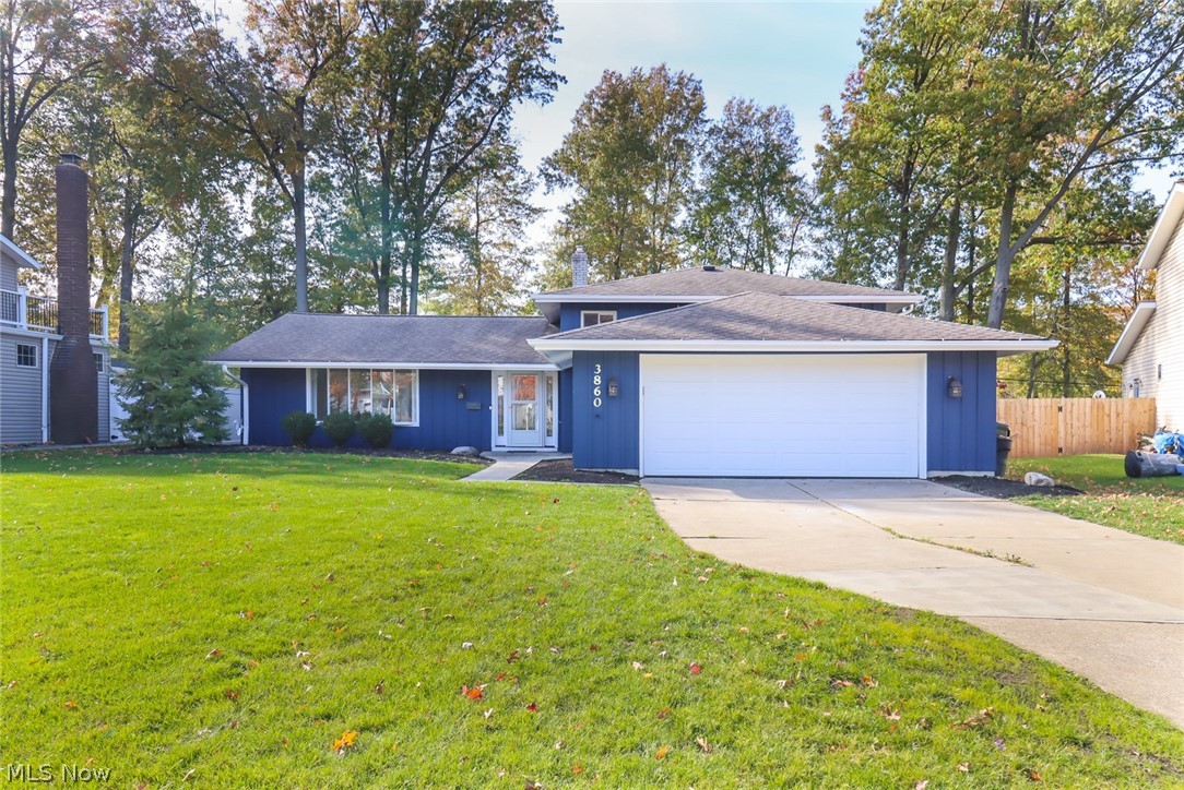 Gorgeous, Spacious, Split level home in desirable Sandy Ridge neighborhood in North Olmsted. Centrally located to highways, shopping, schools, and recreation, this updated home has all the best to offer! Enter through the beautiful Leaded Glass Front door with Sidelights that add to the bright and open feel of this home. The Foyer Has new Luxury Vinyl Plank flooring and is open to the living room and dining room with vaulted ceilings. Updated carpet in the large living room with bow window and new vinyl plank in the dining room. The large eat in kitchen has plenty of storage and attractive maple cabinets, a large pantry and a skylight that fills the room with sunshine. New Stamped Patio off of the Dining room was installed in 2020. The Primary bedroom has hardwood floors, dual Closets and a private bath. There is plenty of room for entertaining indoors and out! All Bathrooms have been stylishly updated and the whole home has been freshly painted Inside and out, including trim! Upgrades