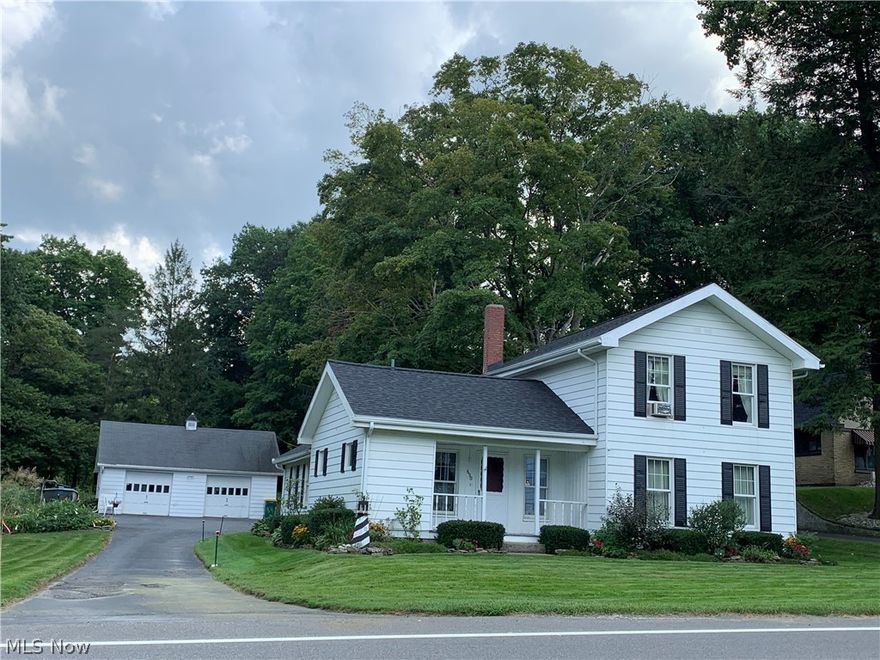 Welcome to this charming home just waiting for its new occupants which could be you! The kitchen has been updated along the way with ample cupboards offering pull out shelves and a built in eating area. But when friends and family come the large dining room awaits. On the way to the first floor bathroom you will find a wall of cupboards also with some pull out shelves. There is a first floor bedroom that the owners used as an office and upstairs you will find a large master bedroom with ample closet space, a smaller bedroom and a half bath that is accessible to both. The basement is clean & dry (according to the owners of 20+ years) - good for stoage and the laundry area. New shingles in 2020, leaf guard gutters, hot water tank is only 2 years old, vinyl windows. The large lot allows plenty of room for outdoor activites - gardens, etc. All this and a great location in the Grand River Valley which is just minutes from I-90 & Lake Erie! Near schools, shopping, restaurants, and many winer