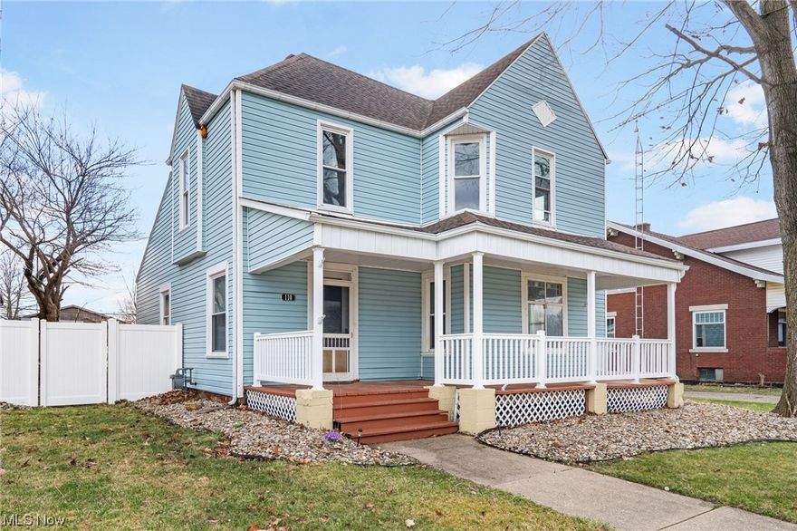 Your home has undergone significant upgrades, ensuring modern comfort and exquisite appeal. A high-efficiency furnace installed in the summer of 2022 enhances energy efficiency. The new central air system provides consistent temperature control, while a recently added hot water tank ensures a reliable hot water supply. Your kitchen boasts stainless steel appliances-refrigerator, range, dishwasher, and hood-providing durability and a sleek appearance. Newer vinyl windows enhance insulation and style. The first-floor bathroom and laundry have been remodeled for improved functionality. A privacy vinyl fence with a gate adds security and elegance to your property. A newer asphalt roof contributes to weather protection, and all can lights have been replaced for improved lighting. New vinyl flooring in the mudroom, laundry room, and upstairs bathroom offers durability and easy maintenance. The three bedrooms now feature new carpets, adding a fresh and cozy feel. The master bedroom incorporates two closets, and the second bedroom boasts a walk-in closet, providing ample storage space. The entire interior has been recently painted, creating a clean and updated look. In the living room, the floor has been redone with  natural oak woodwork and decorative square, adding beauty and character. These upgrades not only enhance your daily living experience with improved efficiency and cheer but also contribute to the overall value and appeal of your home.