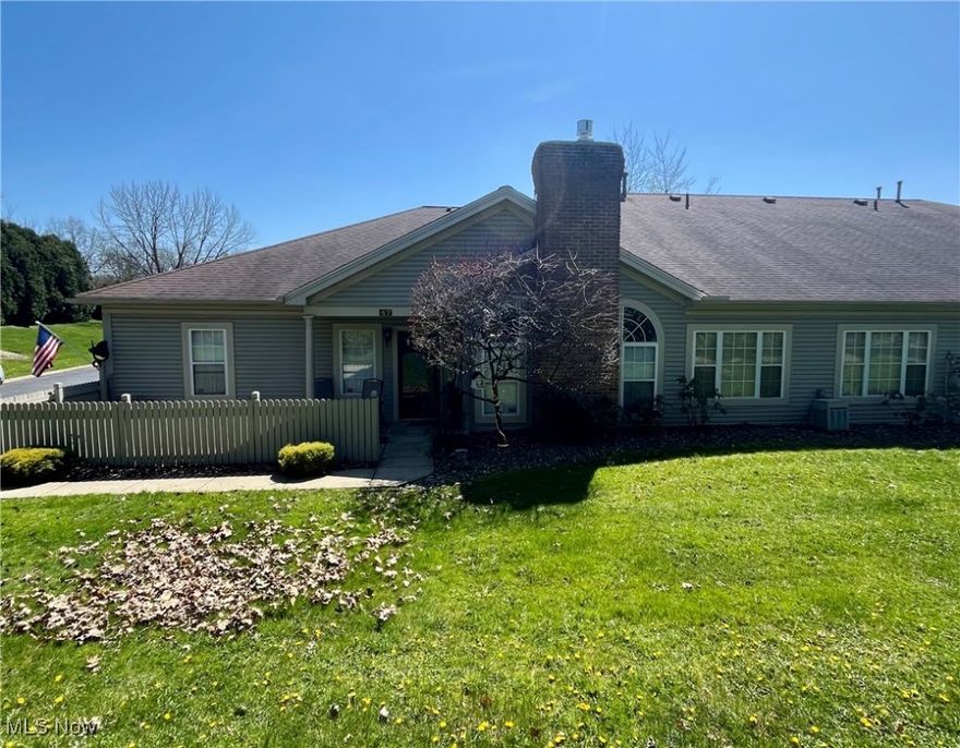 BROKER'S OPEN SUNDAY OCTOBER 5, 2025 FROM 1:00 UNTIL 3:00
Nestled in the back of Woodland Chase Niles.  A gated condo community featuring a lovely private view of trees and nature.  Great
Open Floor Plan.  Living room with fireplace (gas logs) thermostat controlled, remote) Cathedral Ceilings and arched windows.  Kitchen with bar plus Dining Area including Stove, Refrigerator & Dishwasher.    2 Bedrooms, 2 Full Baths including Master Bedroom Bathroom with handicapped accessable shower.  1st Floor Laundry including Washer and Dryer.  1 Pet is allowed under 30 pounds.    
2 Car Garage.  $300 mo. Condo Fee.  When new owner pays 1st month $300 fee, an additional 1 time fee of $300 is added.  Total 1st months fee will be $600.00. There is a Community Clubhouse that can be rented and an Exercise Room.  Condo has Active Alarm not currently connected to Alarm Company.