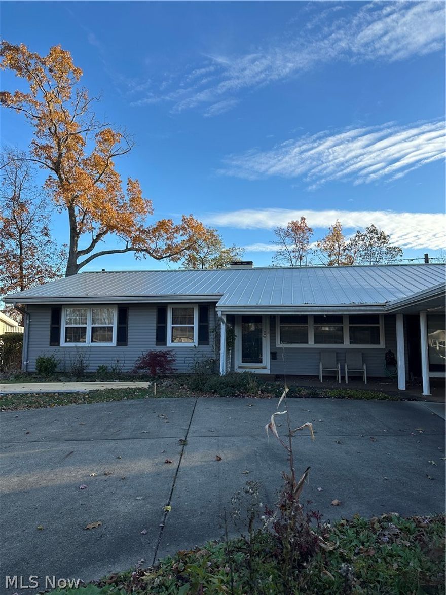 LOVE IT ! Nice cozy 3 bedroom 2 bathroom updated Ranch home has much to offer young families and retirees alike. Beautifully situated on a level lot at the end of the cul de sac, 339 Guilford has a spacious car port and private driveway with only two steps to enter inside. The oversized family room is perfect for entertaining, hanging out or accommodating a home office.  Luxury vinyl flooring matching throughout the entire home nicely complements the kitchen countertops. Open the high end sliding doors and take two more steps down to experience the quaint highly functional three season porch, complete with storm doors on either end that provide access to the private backyard and spacious shed. High end tilt out vinyl replacement windows throughout the entire house; Spacious front porch.  New Metal Roof, New furnace installed just in the last year along with updated Storage Shed.   Schedule your showing today !