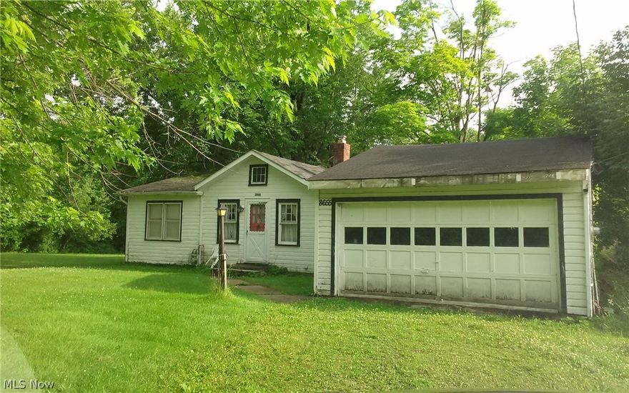 Ranch on 3 acres! Great Investment ! 2 Bedrooms 1 bath. Living room , eat in kitchen, family room, sun room off the back. Attached 2 car garage. home is being Sold As Is! Needs much updating and repair. value is in the land.
