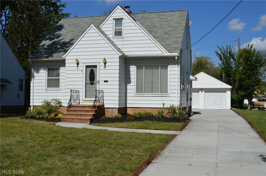 No violations, clean and move in ready 3 BR 1,230 square foot bungalow with improvements! This very well loved and maintained, long ownership home features beautiful hardwood floors throughout, spacious rooms and ample natural light! Improvements: Driveway & H20 ‘2015, C/A, furnace and bathroom less than 5 years, Windows @ 2006 and waterproofed with lifetime warranty. Custom finish the basement! Eat in kitchen with all appliances. Second floor features a huge walk in closet with loads of storage and vanity, built in cabinet storage as well as linen and a second large closet. 2 car garage, nice yard and great neighbors! And did I mention, VIOLATION-FREE!