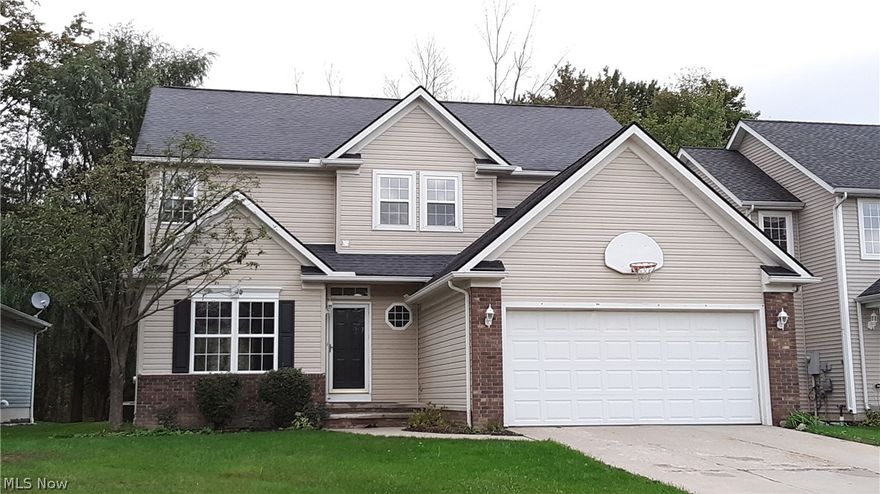 Opportunity awaits to own this Gorgeous spacious and well maintained 4 bedroom 2.5 Bath home with a formal Living room, Dining room Eat in Kitchen and Family room. Located in the desirable "Woods of Burlington". The sellers took care in installing New Kitchen Cabinetry, Professional painting thru out the entire home and updated flooring to make this home move in ready. Glamour masterbath, and second floor laundry. Master walk in closet. Second full bath has a double sink.  Located across the street from the large pond and fountain. The Private yard is perfect for entertaining and sitting around a family fire pit. Walking trails and a play ground are just a few of the amenities found in this amazing community. Walking distance from Chardon Square. Fresh, clean and ready for immediate occupancy. Come see this home before it is gone... It won't last long!