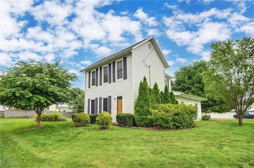 This beautiful home, located on a corner lot, in Franklin LSD, has been meticulously cared for! Beautiful hardwood floors, tongue & groove ceilings, and tastefully updated, all give it a nice modern, farmhouse feel! 1st floor laundry for your convenience was added when the kitchen was added on! Many updates including a new roof, siding & septic was all done in 2016. The electric was updated to a 200 amp service in 2014 and the HWT was new in 2015. You'll love the double lot totaling .40/acre with a 1 car detached garage with a lean-to for addition yard equipment storage area, and an additional shed too! The fenced in yard is an added bonus too! Call today! This will not last long!