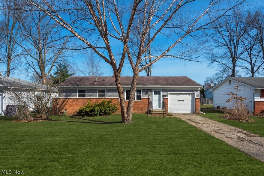 Welcome home to this completely renovated three bedroom RANCH, This home is like a new build with New windows, gutters, siding, interior and more. The sellers of this home have done it all and completely. The only thing missing are you and your personal touches. From the front door you enter in the living room that flows into the eat in kitchen. The 3 bedrooms are down the hall with a bright new bathroom and linen closet. The kitchen has all new appliances and a nice deep pantry. Off the kitchen is a great space to sit and put on your shoes on. from here you access the garage and the basement has the laundry hook ups all ready.