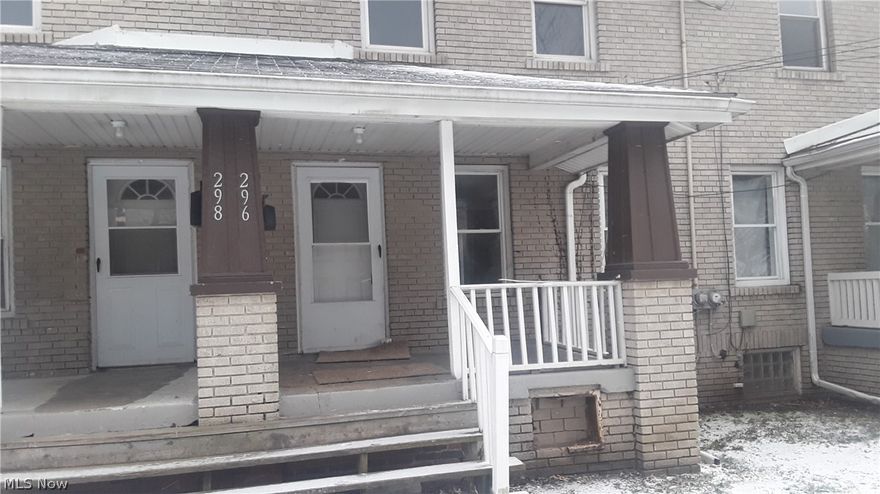 Spacious two bedroom apartment located in heart of Akron, Just south of the University, retail, and restaurants. Easy access to highway. This garden style apartment is more like a large duplex. Each unit has their own front porch, back entry to huge shared backyard (fenced in), plenty of off street parking. Unit has been freshly painted. Stoves are provided, resident must supply their own refrigerator, washer and dryer hookups in each unit. Applications are $35 online, screening includes (but not limited too) criminal background, eviction history, and length of employment. Income must be $1500 or higher a month.