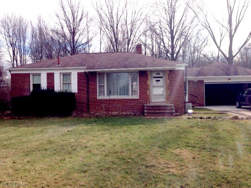 Great one level home with brick veneer, full basement, newer wiring, hot water tank, high energy furnace and A/C, home has addition of screened in porch overlooking the woods behind home, master bedroom has walk in closet with large bath attached, home has a great room that is ideal family room or could be formal dining  room, big yard with storage shed plus 2 car attache d garage makes this a great place, with location to 90 downtown Cleveland  is minutes away.