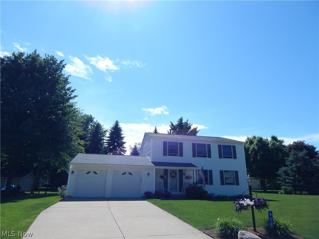 Vibrant friendly cul-de-sac Colonial. Beautiful pride in ownership. Featuring Open updated kitchen with eat up bar style counter. Fully appliance, formal dining area. Relax in the inviting bright living room, featuring Breakfast room or cozy family room with slider to the private plush rear yard. Full patio, storage shed and much more. Spectacular finished lower level featuring family room along with laundry and storage. Many updates on second floor including both second level baths. Bedrooms sure to please the family life style with wall of closets and bright and airy space. Many updated from the proud owner incl.
furnace, ac, siding windows and much much more. You will be proud to call Riverdale Circle home in beautiful River Park Estates.