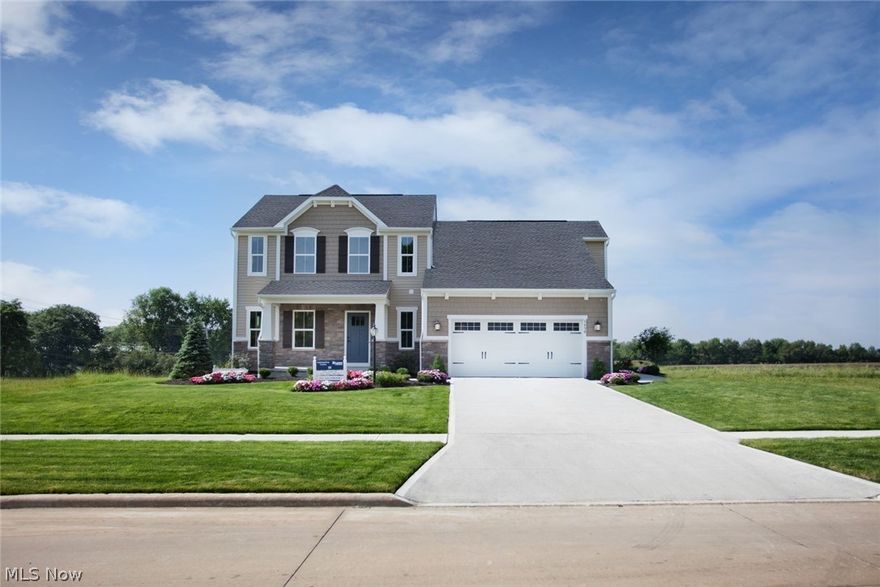 Don’t miss out on the grand opening of Hunting Meadows in Columbia Township! This beautiful open floorplan features 4 bedrooms, 2.5 baths ample closet space, and a convenient upstairs laundry. You will also have a convenient first floor office. No RITA tax and great schools! To-be-built. Pictures for representation only.