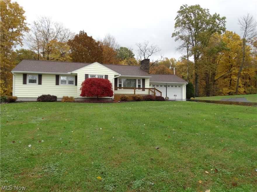 This home has a 12.4 ft. x 20 ft. deck with retractable 16 x 10 awning. Sandstone fireplace with Hearth and Mantle.  1/2 bath in the Master Bedroom. New roof in 2016, new furnace in 2010. 1/2 of the basement has carpeting and painted walls.  Sun Room 13.6 ft. x 11.7 ft. is heated and enclosed patio with screens.  Insulated 2015. 5 x 7 breezeway.  Black top drive. Generac generator.  2018 Cub Cadet with 22hp Kohler engine and Toro 622 snow blower stays with this home.