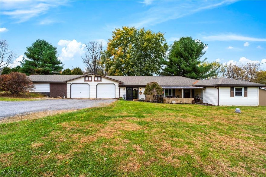 Welcome to 15167 Cricket Lane!
This well-maintained 3-bedroom, 1.5-bath ranch home sits on a beautiful .96 acre lot just outside of Calcutta—minutes from Bruster’s and the Superette, and located within the Beaver Local School District.

Offering 1,590 sq. ft. of comfortable living space, this home features a spacious living room with vaulted ceilings, creating the perfect place to relax and unwind. The eat-in kitchen is equipped with stainless steel appliances and flows into a wrap-around hallway providing access to three bedrooms, one and a half baths, and a convenient laundry room. The primary bedroom includes a generous walk-in closet and get-ready room, adding both function and privacy to your daily routine.

An unfinished addition off the garage provides endless possibilities—ideal for a workshop, recreation area, or future living space. The private backyard is perfect for entertaining or relaxing, complete with a patio and a hot tub included. Exterior of the home features newly installed triple-pan windows (2020) with transferable warranty. 

A wonderful combination of space, comfort, and potential—schedule your showing today!