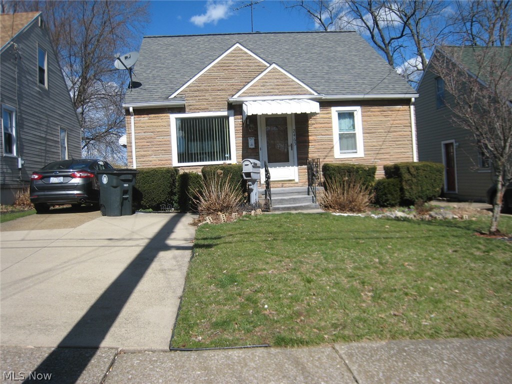 Home has a lot of potential. Many updates such as windows (1 yr.), newer furnace and central air. Wood floors in living room and 2 bedrooms. Newer roof. Just needs your decorating ideas! Chain link fence - great for pets or gardening! Walk to stores!