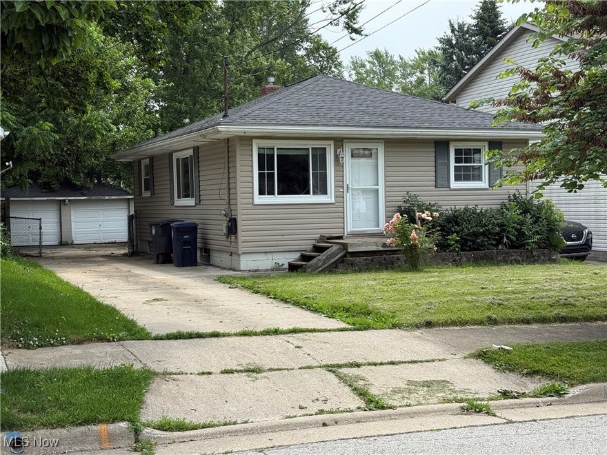 Wonderful, updated 2-bedroom ranch situated in the heart of Ellet.  High quality ceramic tile flooring throughout family room and Kitchen, laminate flooring in the bedrooms provides a very low maintenance flooring that is sure to last.  The Kitchen features a large, 5-burner gas stove with eating bar and flows nicely into the large family room.  2 ample sized bedrooms and updated full bath complete the first floor.  Full basement with extra toilet and roughed in plumbing to complete a half bath.  Outside boasts a large, stamped-concrete patio perfect for entertaining or just enjoying the outdoors.  Ideally located to shopping and dining.  Don't miss out, schedule your showing today!