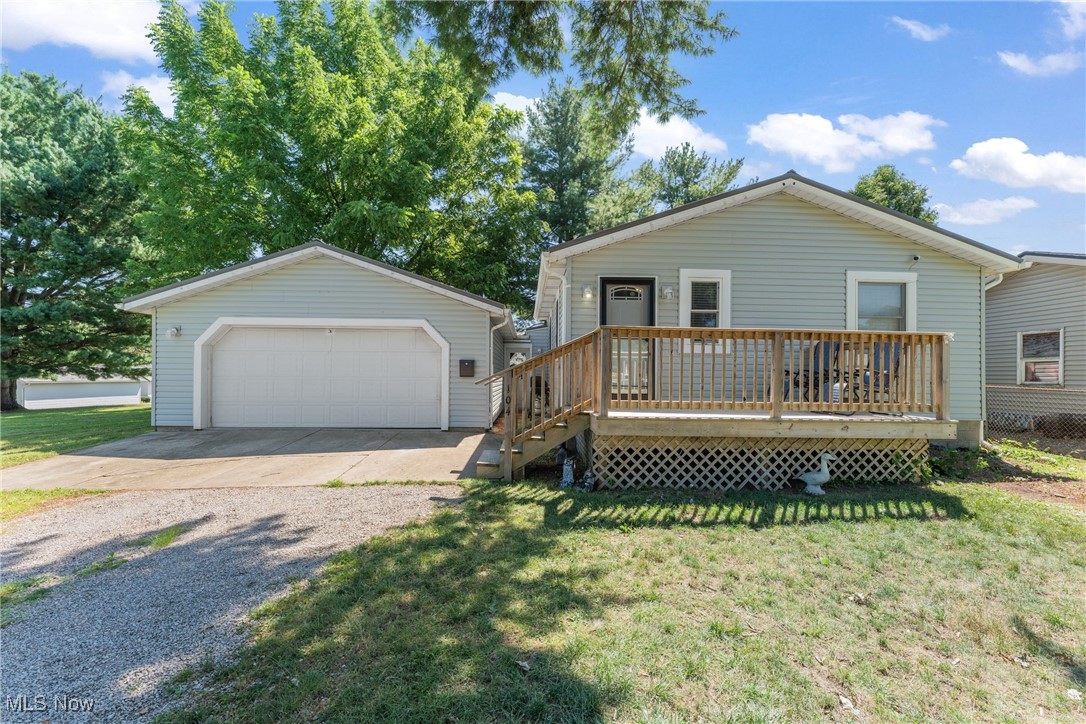 Welcome to 104 24th St NW, Massillon, OH 44647 — a beautifully updated bungalow that radiates charm, natural light, and modern convenience! This 3-bedroom, 2-full-bath home is bursting with character and ready for its next chapter. The fully redone kitchen is the heart of the home, featuring newer appliances, plenty of storage, and a stylish, functional layout that makes cooking a joy.
Step inside and feel the warmth of the inviting living spaces, where sunshine pours through the windows and highlights every thoughtful update. The mudroom adds a practical touch, opening into a convenient laundry area. Downstairs, the full basement has been waterproofed and includes a sump pump — ideal for storage, a workshop, or future finishing.
Outside, enjoy nearly a quarter-acre of fully fenced backyard — perfect for pets, play, or peaceful evenings under the stars. A newer metal roof adds peace of mind, while the 2-car garage and gravel driveway provide plenty of parking and curb appeal.
Water: Aqua Ohio, Electric: First Energy, Gas: Enbridge Gas, Sewer: City of Massillon, and Trash: Kimble (Monday). Refrigerator(2021), Oven(2021), Microwave(2021), Dishwasher(2021), A/C(2017), Washer(2025), Dryer)(2018), Sump Pump(2018), Water Proofing with transferable warranty(2018), Furnace(2017), newer metal roof, and newer vinyl siding. MUSKINGUM WATERSHED- $2/year. A/C Repair: Seller is actively replacing coil. TV mount does not convey.
Don’t miss your chance to own this light-filled gem in a quiet, convenient neighborhood. Schedule your showing today!